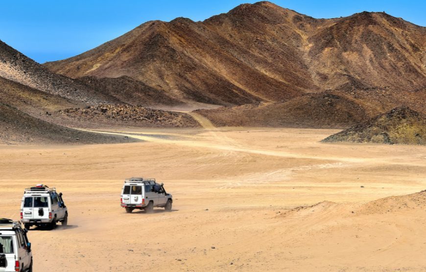 Live the joy with Hurghada Quad Riding Safari-Buggy-4×4 Jeep Tour